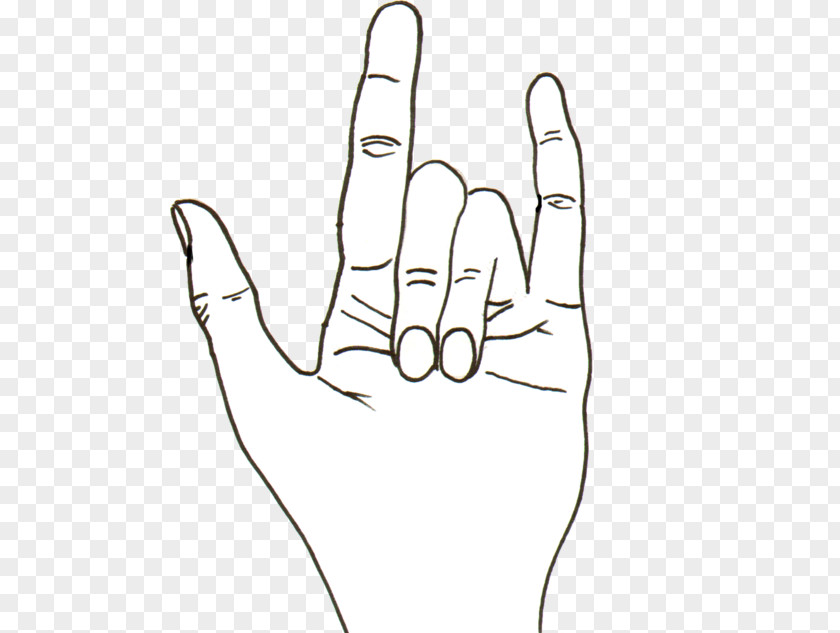 Hands Cupped Contour Drawing Line Art Image PNG