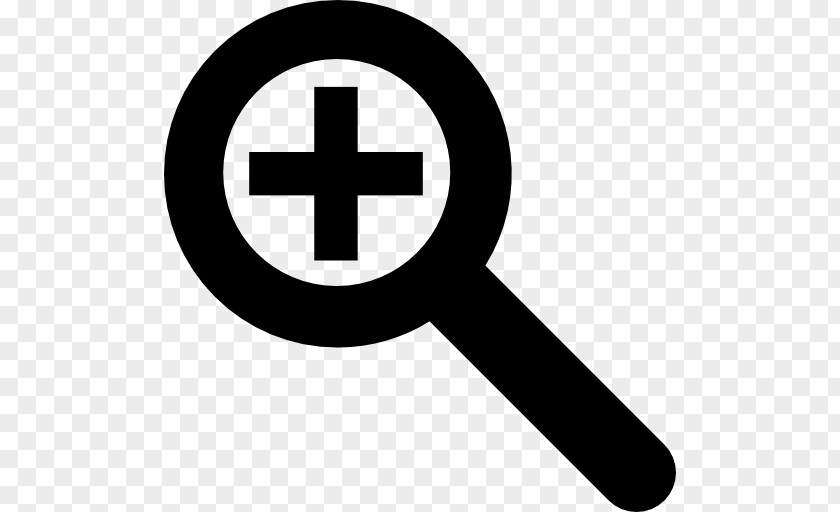 Magnifying Glass Zooming User Interface Logo PNG