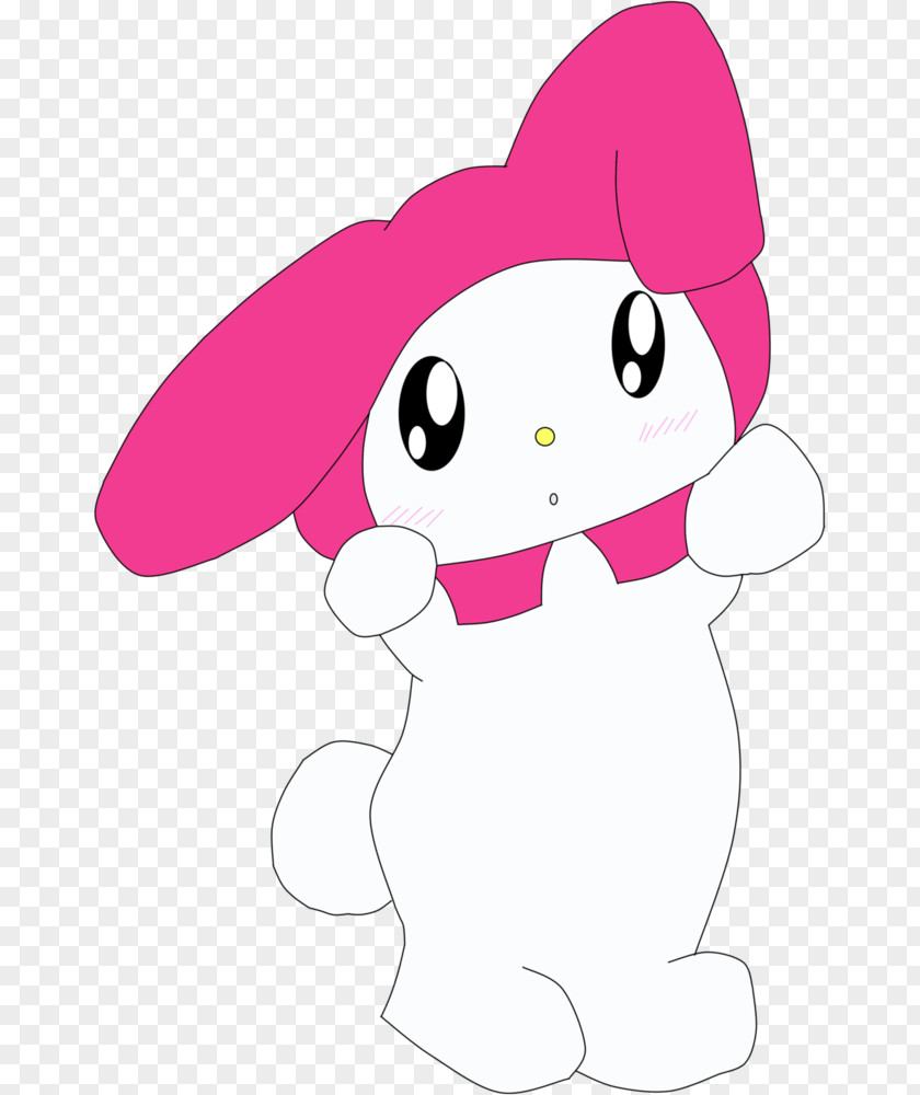 Xin Fu My Melody Line Art Cartoon Clip PNG