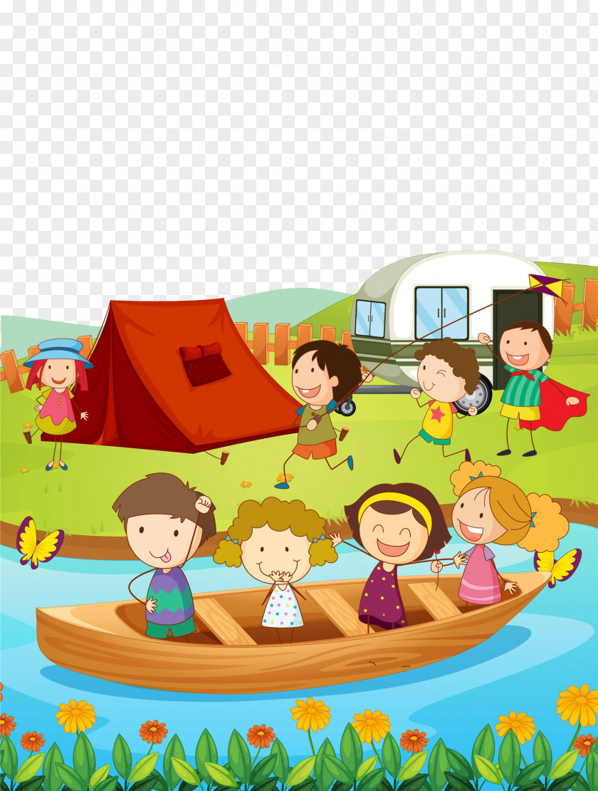 A Child Playing Outdoors Camping Journal For Kids C Things (a Childrens Picture Book) S PNG