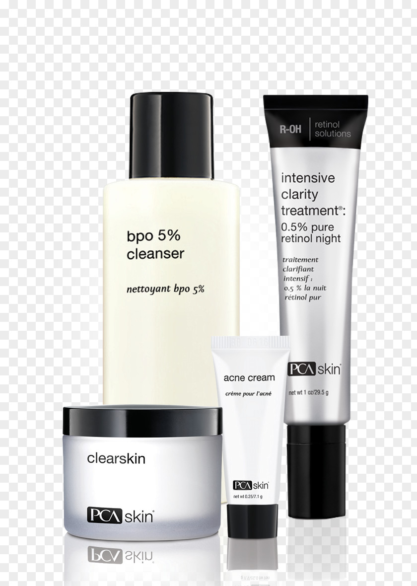 Acne Skin Care PCA SKIN Intensive Brightening Treatment The Control Regimen Kit Cream PNG