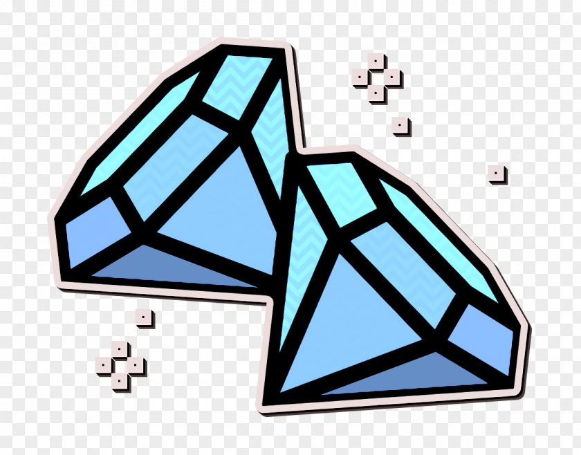 Diamond Icon Game Elements PNG