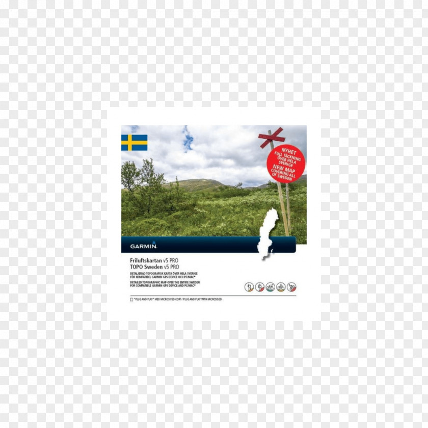 Fashion Colorful Single Page GPS Navigation Systems Sweden Garmin Ltd. Map MicroSD PNG