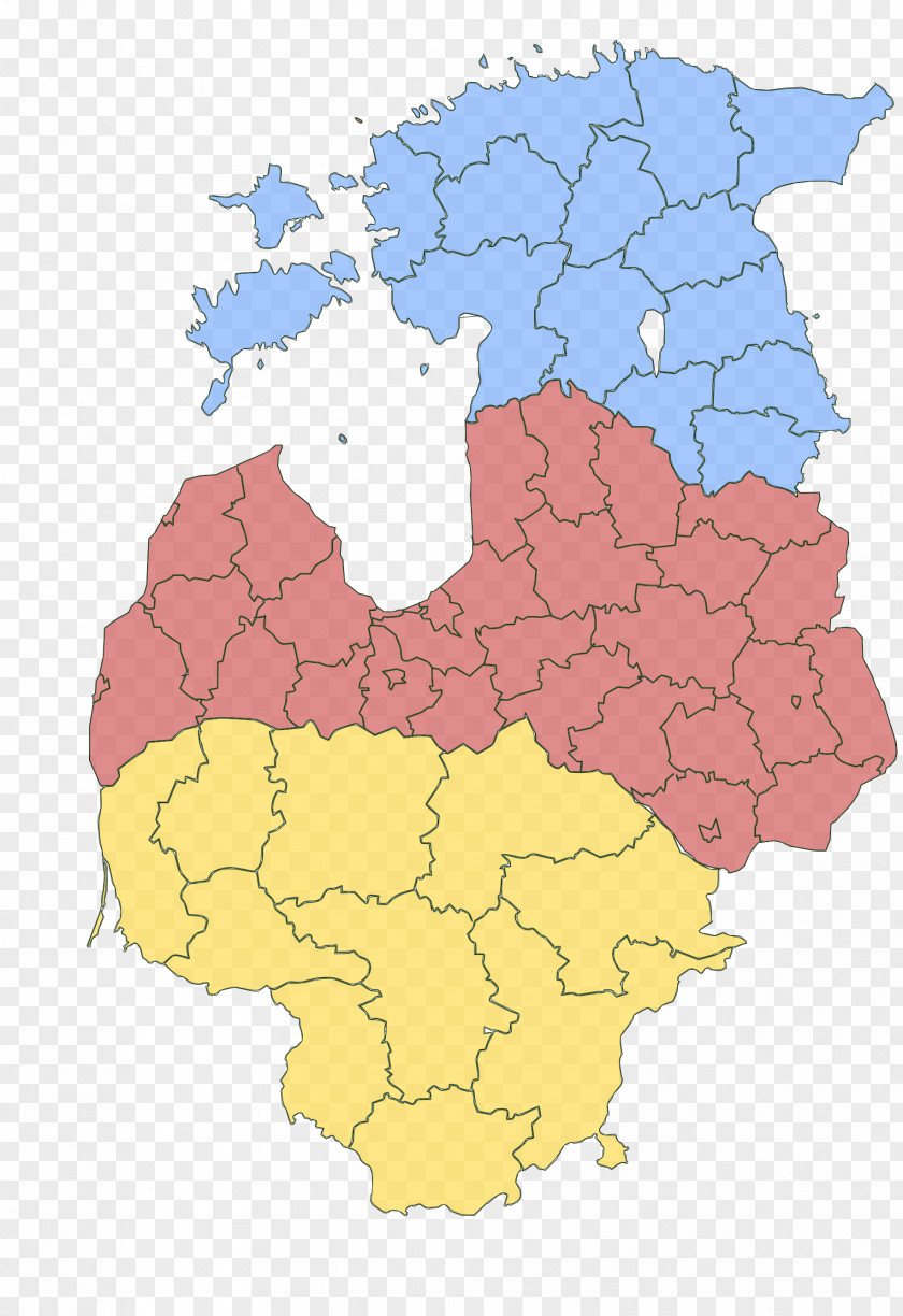 Map Estonia Latvia Baltic Sea Region PNG