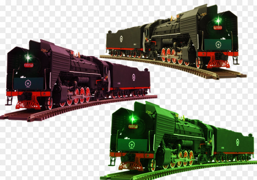 Retro Steam Train Creatives Rail Transport Locomotive Railroad Car PNG