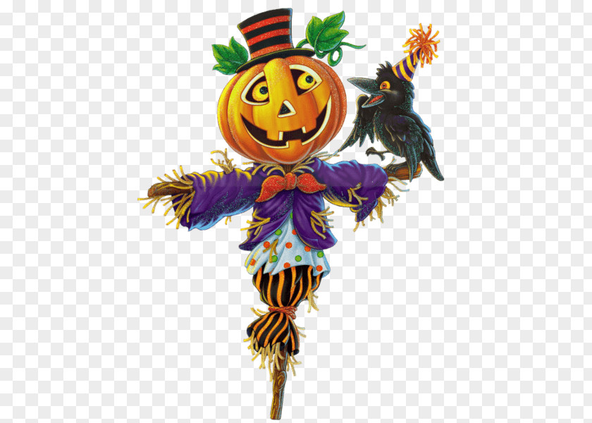Scarecrow Pumpkin Clip Art PNG
