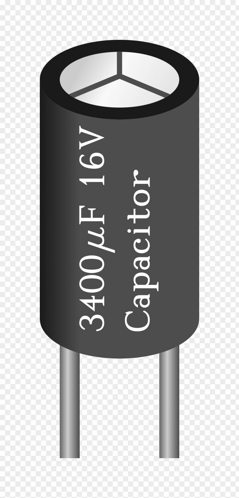 Aluminum Electrolytic Capacitor Clip Art PNG
