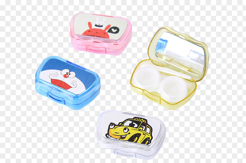 Cute Cartoon Invisible Box Plastic Transparency And Translucency Glasses PNG