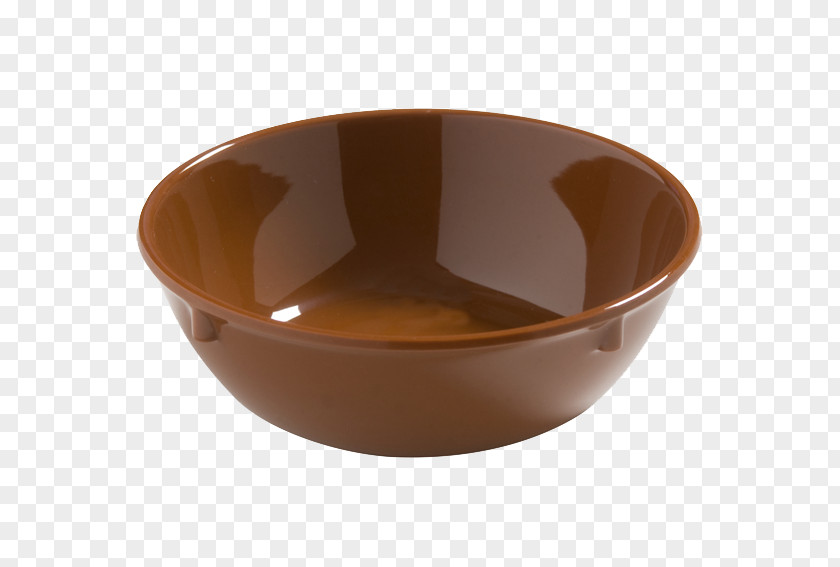 Design Bowl Ceramic Brown Caramel Color PNG