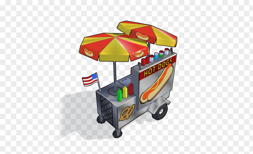 Hotdog Hot Dog Stand Cart Cartoon Clip Art PNG