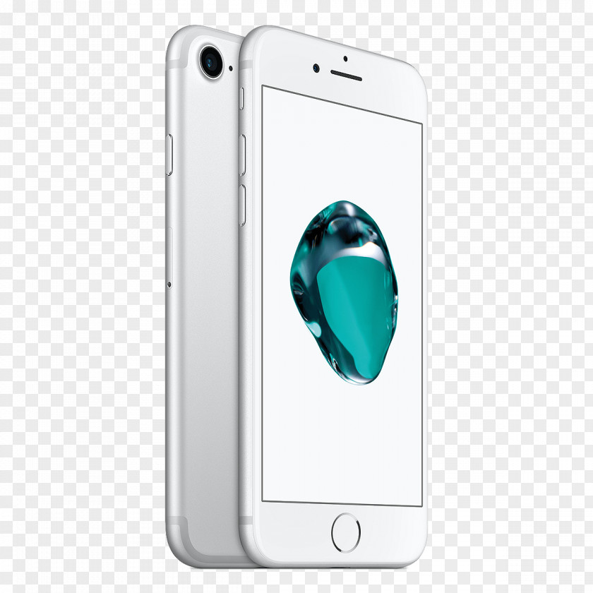Mobail Telephone Apple Silver Smartphone PNG