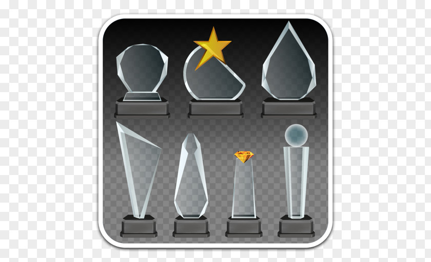 Trophy Award Prize Glass PNG