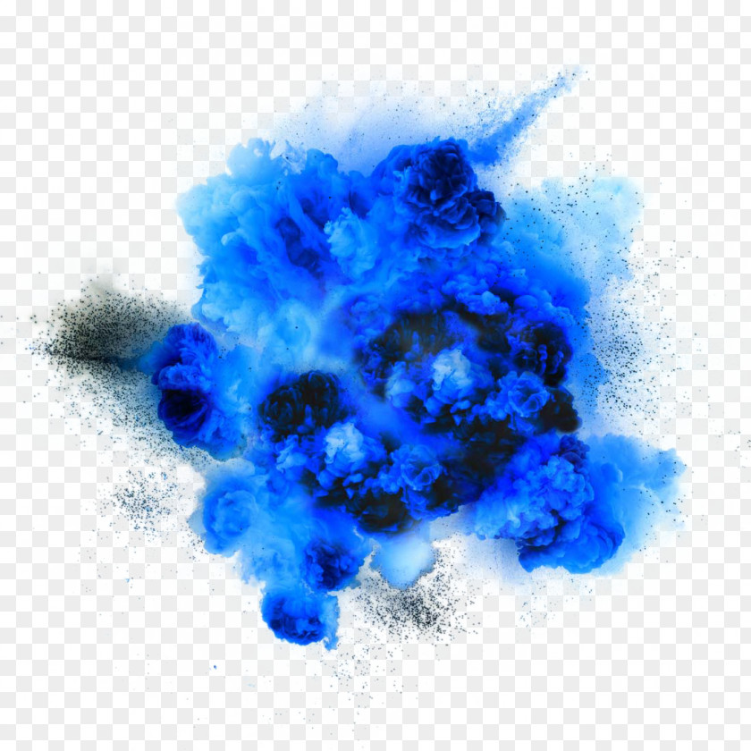 Dust Explosion Blue PNG explosion , Creative design blue smoke explosion, clipart PNG