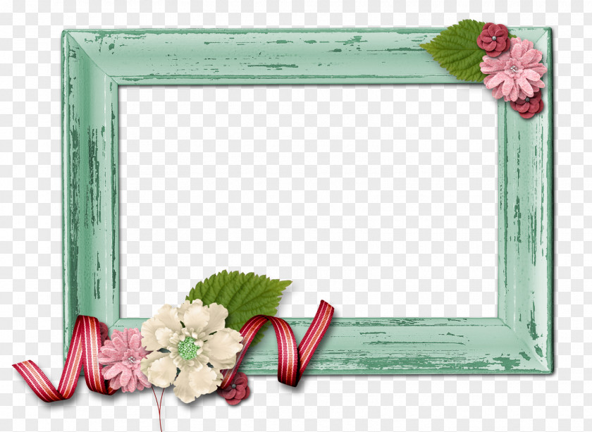 Mercury Heart Frame Floral Design Picture Frames Cut Flowers PNG