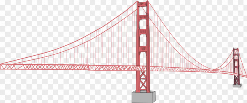 Red Bridge Golden Gate Clip Art PNG