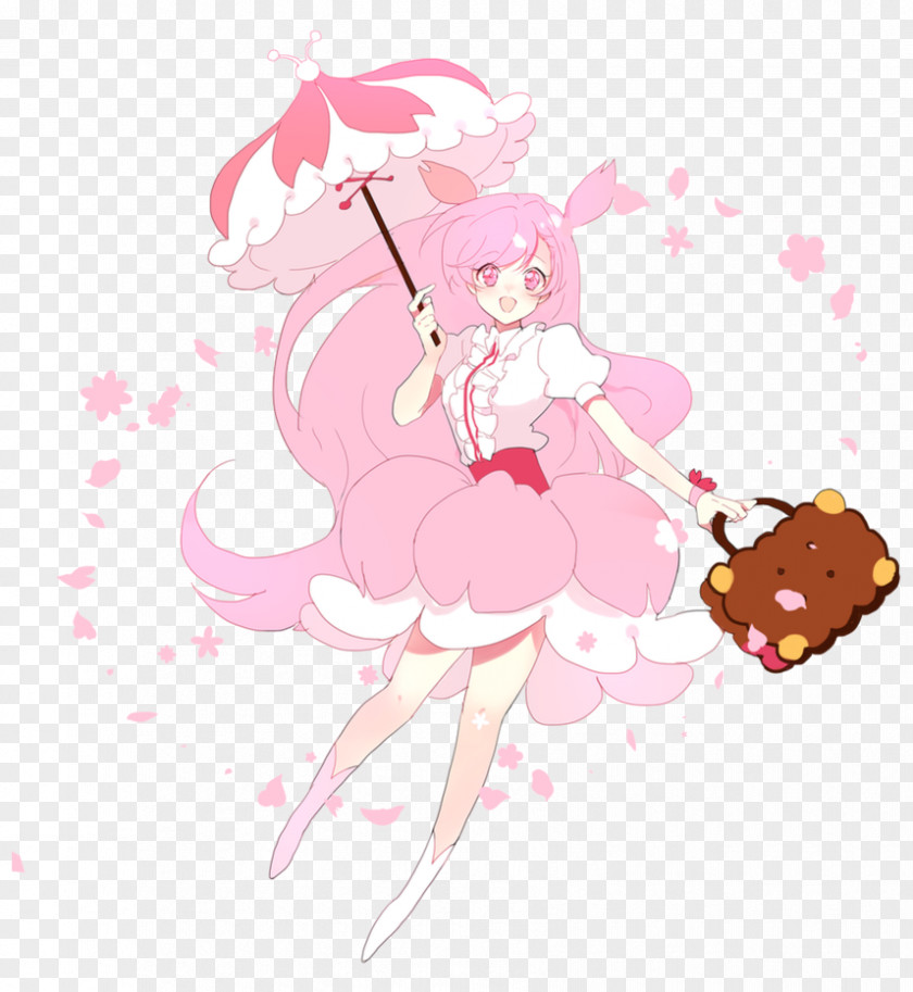 Cherry Blossom Cookie Run Biscuits Paper PNG
