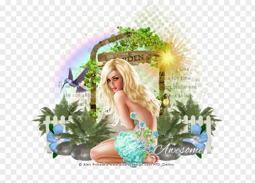 Computer Desktop Wallpaper Fairy Blond PNG