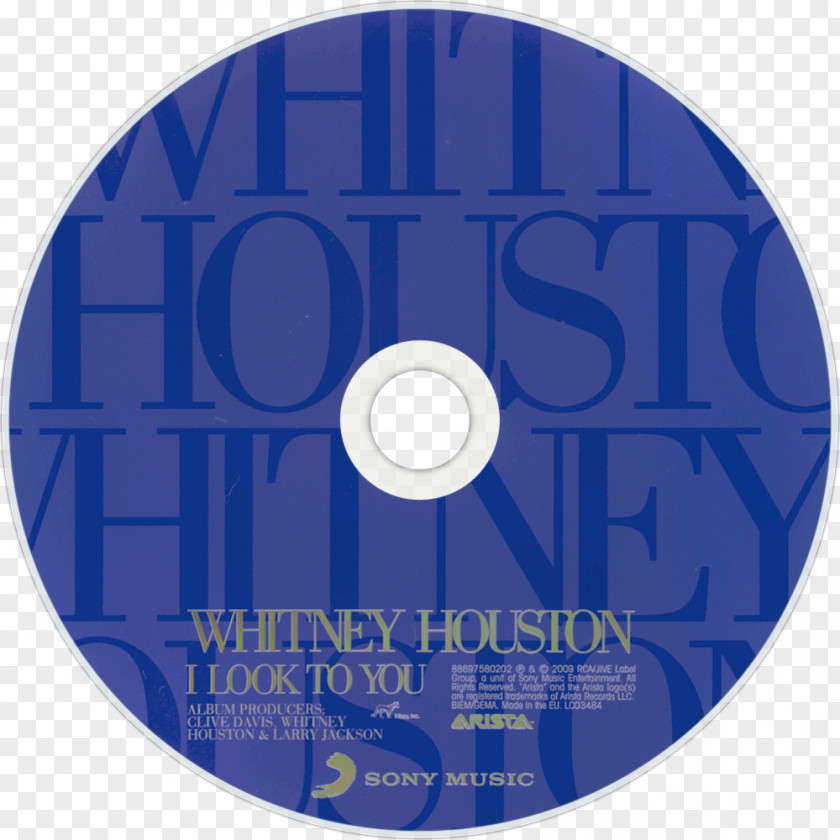 Whitney Houston Compact Disc I Look To You PNG