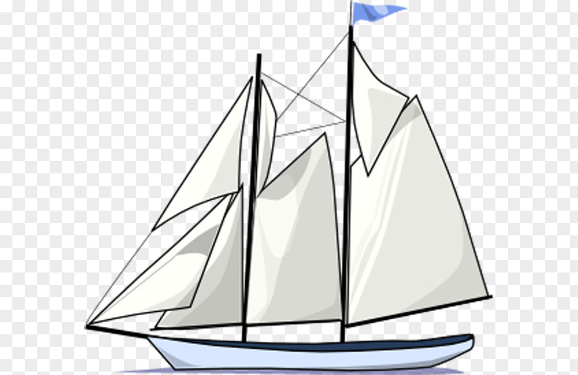 Cartoon Boat Sailboat Clip Art PNG