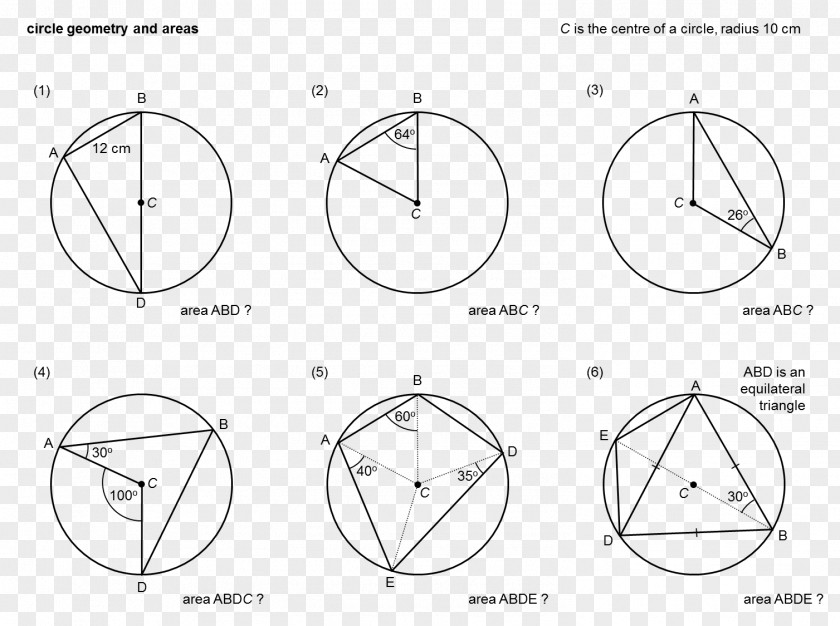 Circle Angle Theorem Mathematics Geometry PNG