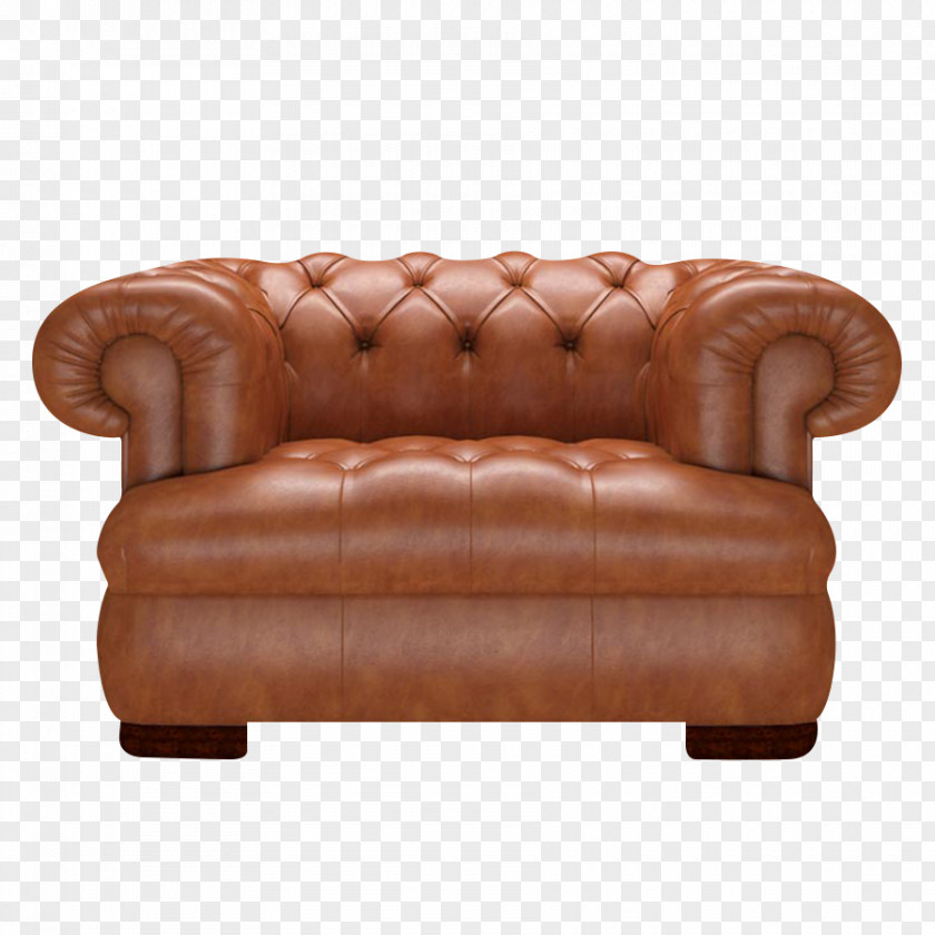 Design Loveseat Club Chair Leather Couch PNG