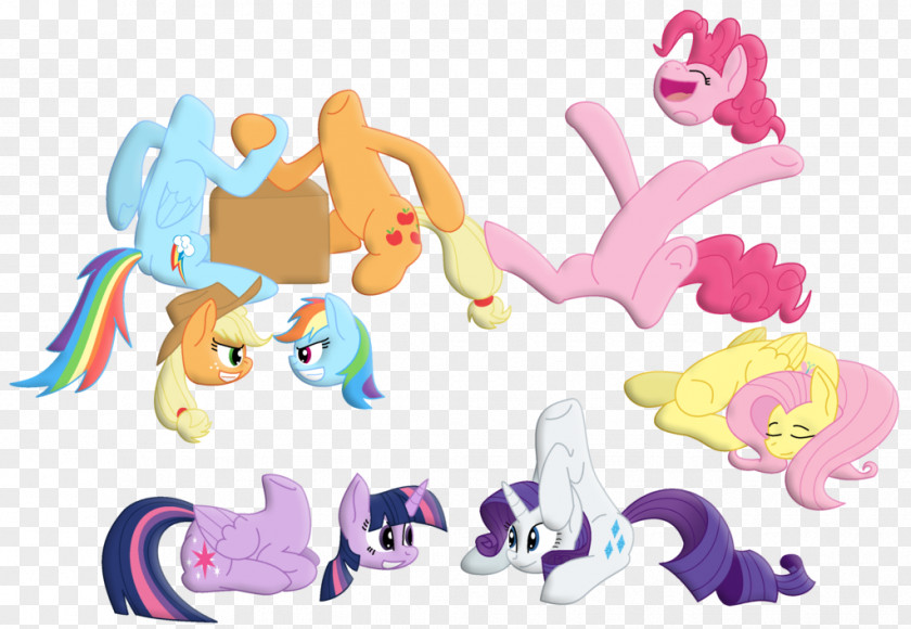 Pinkie Pie Rainbow Dash Rarity Applejack Pony PNG
