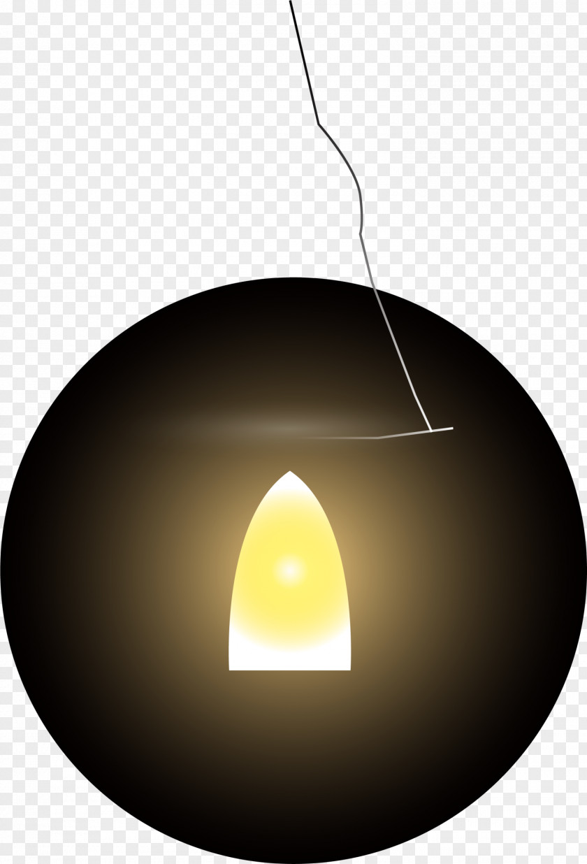 Yellow Candle Light Fixture Lighting Electric Ceiling PNG
