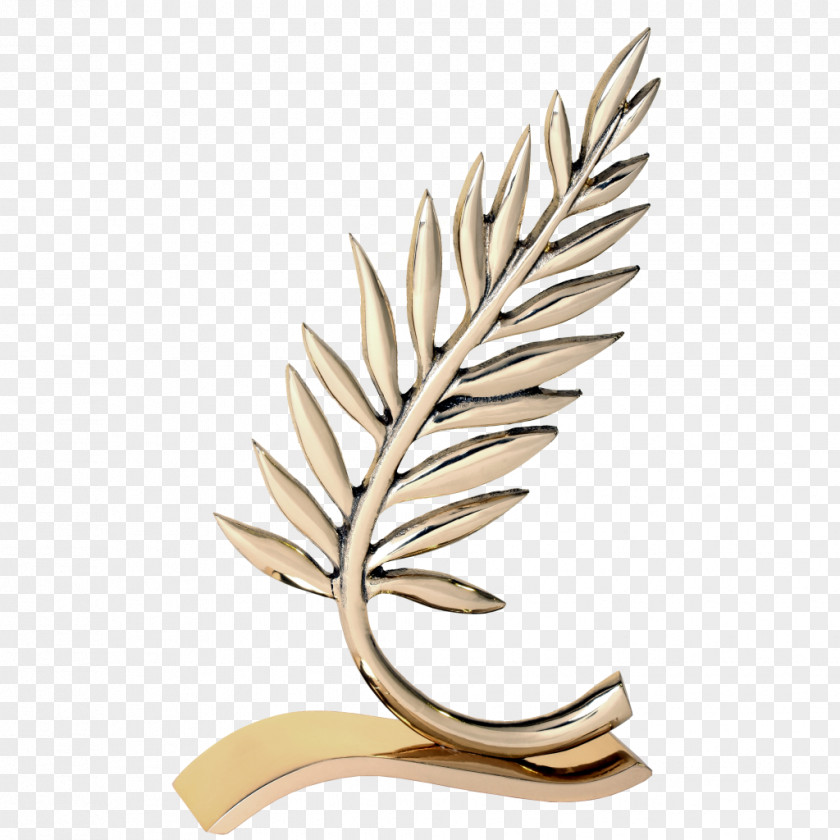Bronze Palme D'Or Gold Glass PNG