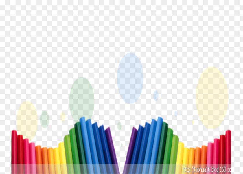 Colored Pencils Pattern Pencil PNG