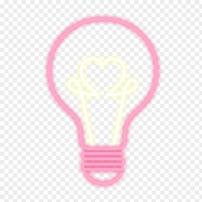 Free Neon Bulb To Pull Material Lighting Lamp PNG