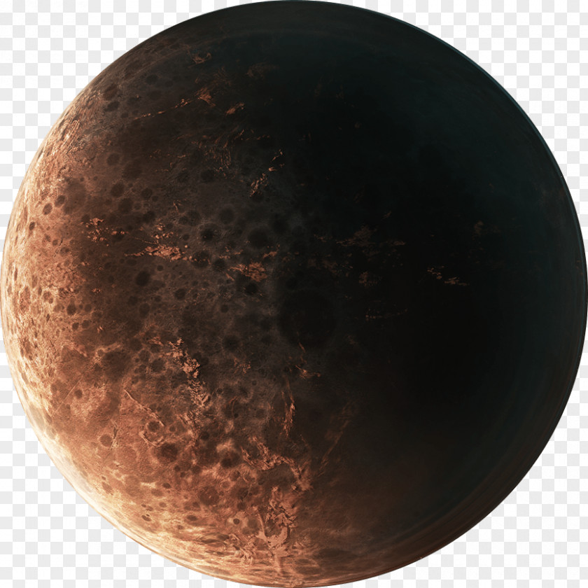 Star Point Copper Sphere Planet M Moon PNG