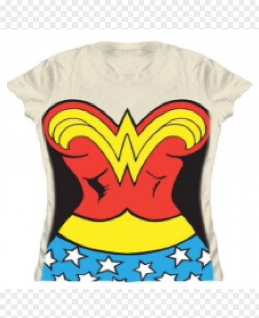 T-shirt Wonder Woman Themyscira Sleeve PNG