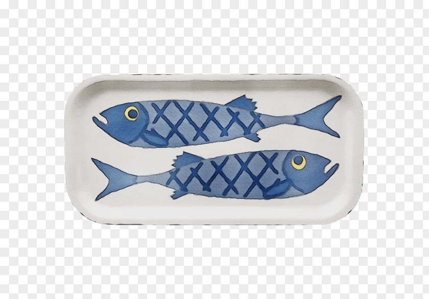 Blue And White Porcelain Fish PNG
