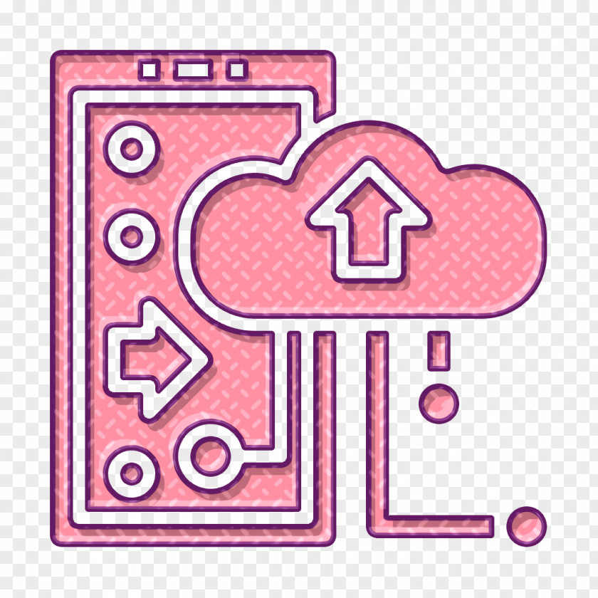 Cloud Storage Icon Mobile Interface Ui PNG