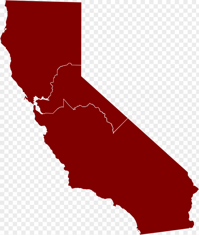 Map California Topographic Blank PNG