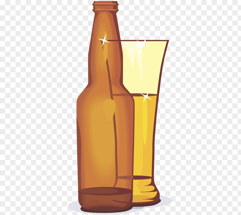 Beer Glass Bottle Glasses Pint PNG