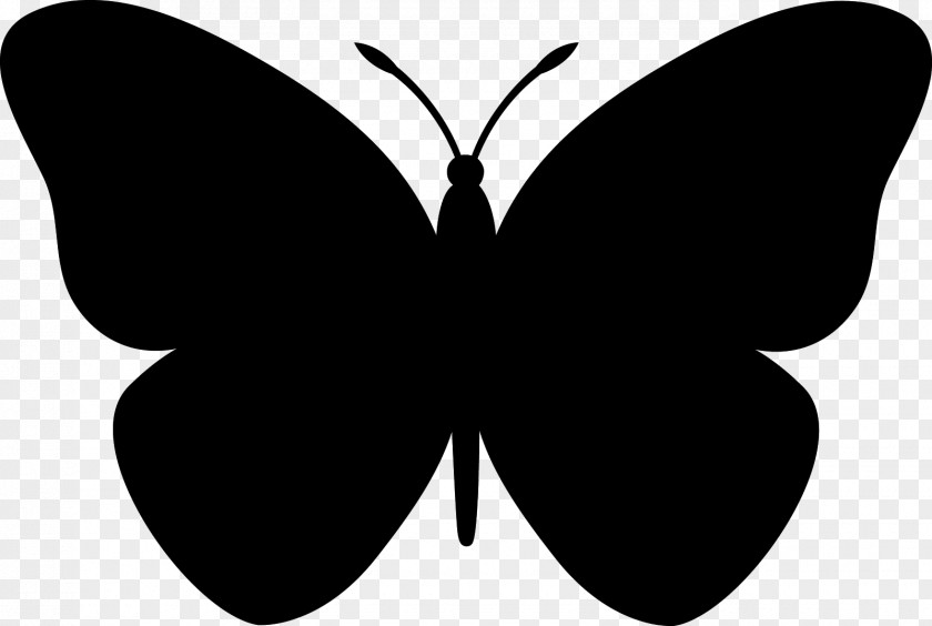 Black Pasture Silhoute Butterfly Silhouette Clip Art PNG