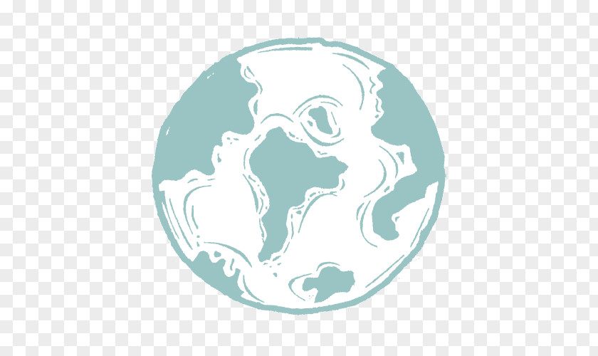Circle Logo Animal Turquoise Font PNG