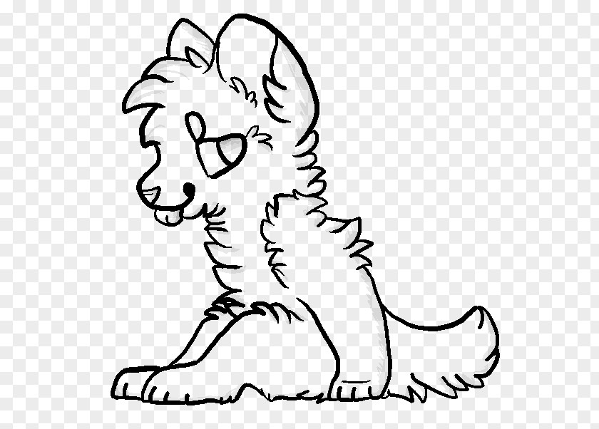 Creative Shading Whiskers Line Art Drawing Dog Clip PNG