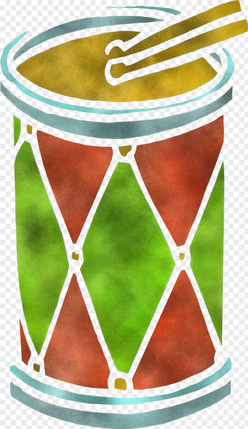 Green Drum Drinkware PNG