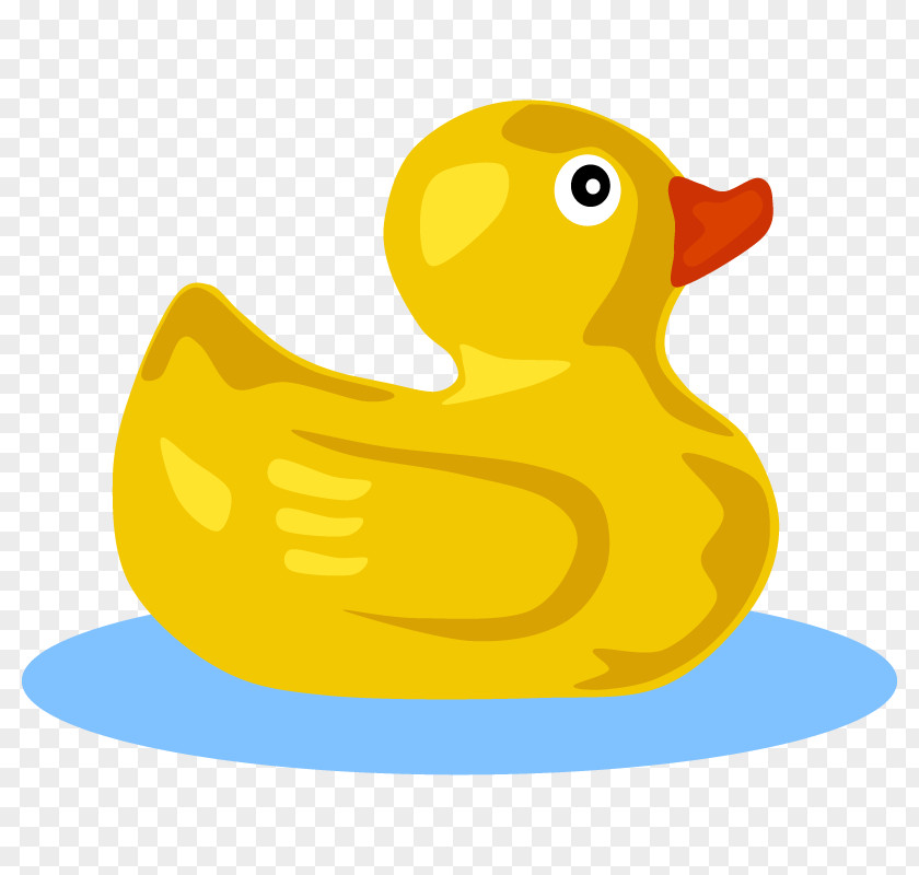 Little Yellow Duck Rubber Free Content Clip Art PNG