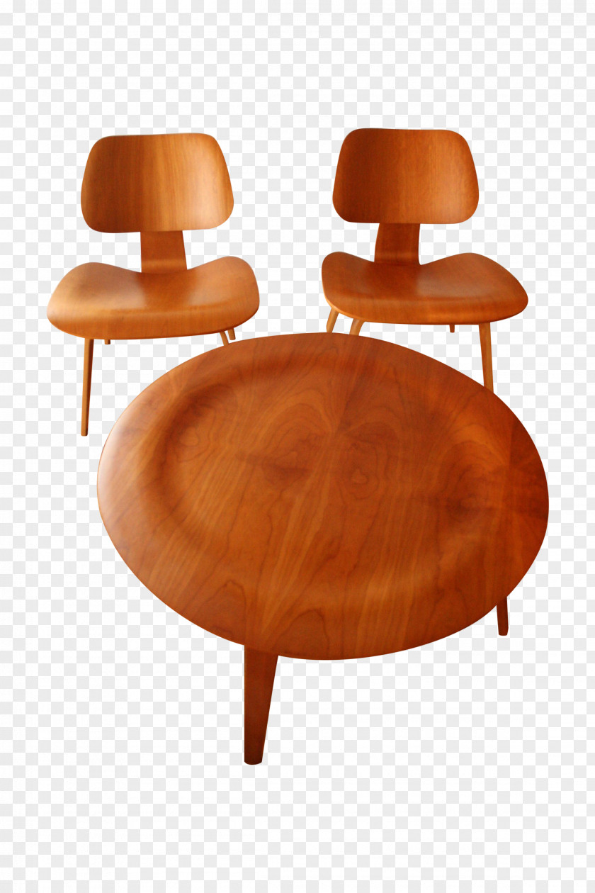 Table Eames Lounge Chair Molded Plywood PNG