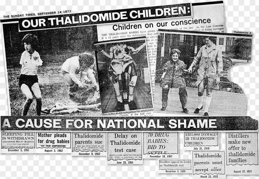 Thalidomide Journalist The Sunday Times Scandals In History Headline PNG