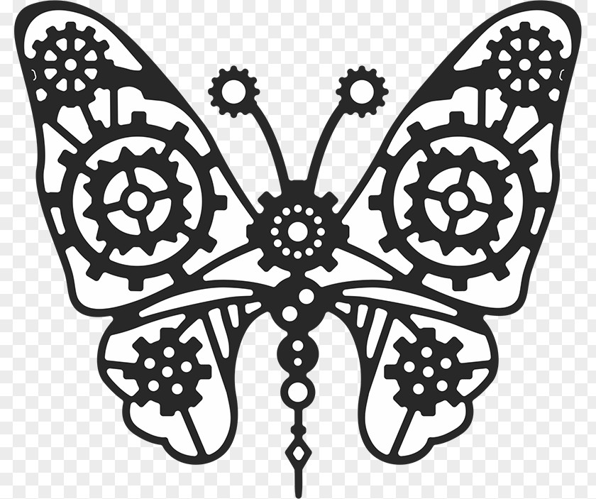 Butterfly Cheery Lynn Designs Clip Art Gear Die PNG