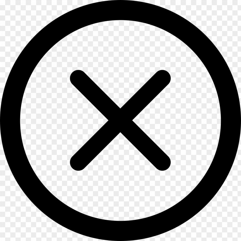 Cancel Button Check Mark Symbol Clip Art PNG