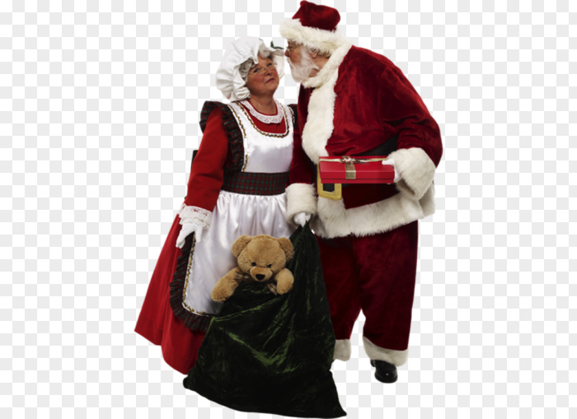 Santa Claus Mrs. Christmas Ornament Mother PNG
