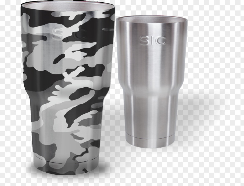 Camouflage Pattern Highball Glass Fractal Honeycomb PNG