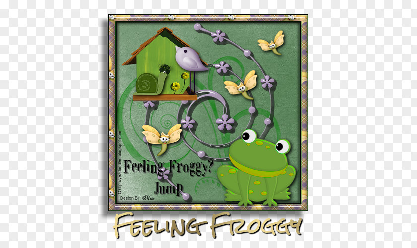 Frog Picture Frames Font PNG