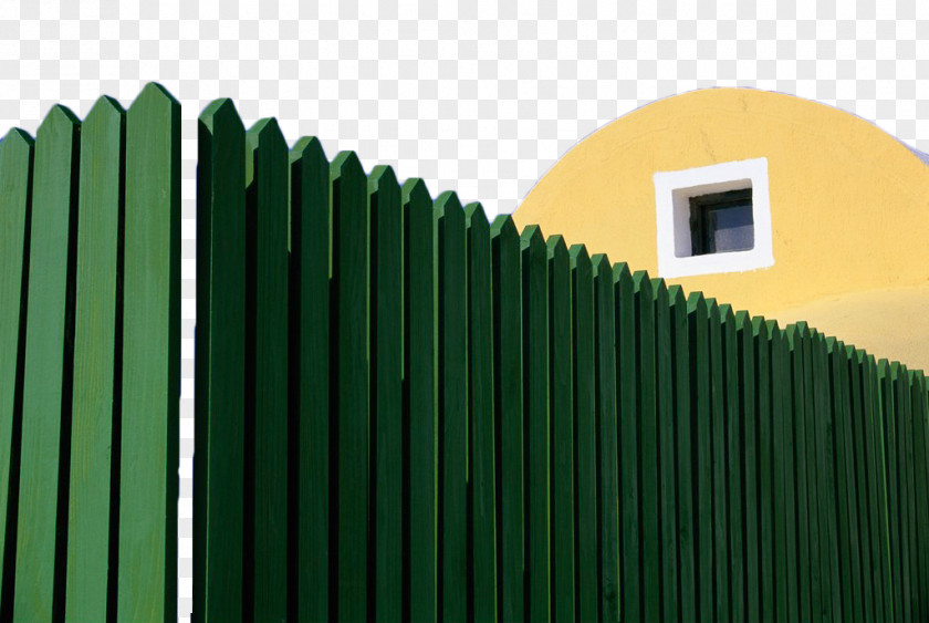Green Wood Fence Picket PNG