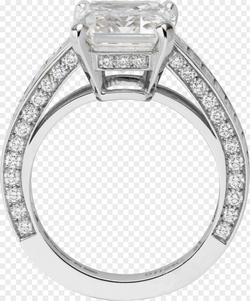 Ring Platinum Jewellery Diamond Emerald PNG